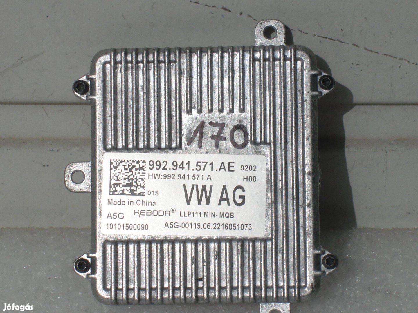 VW Audi Skoda Seat LED Fényszóró Vezérlő Modul 992941571AE 2014-től