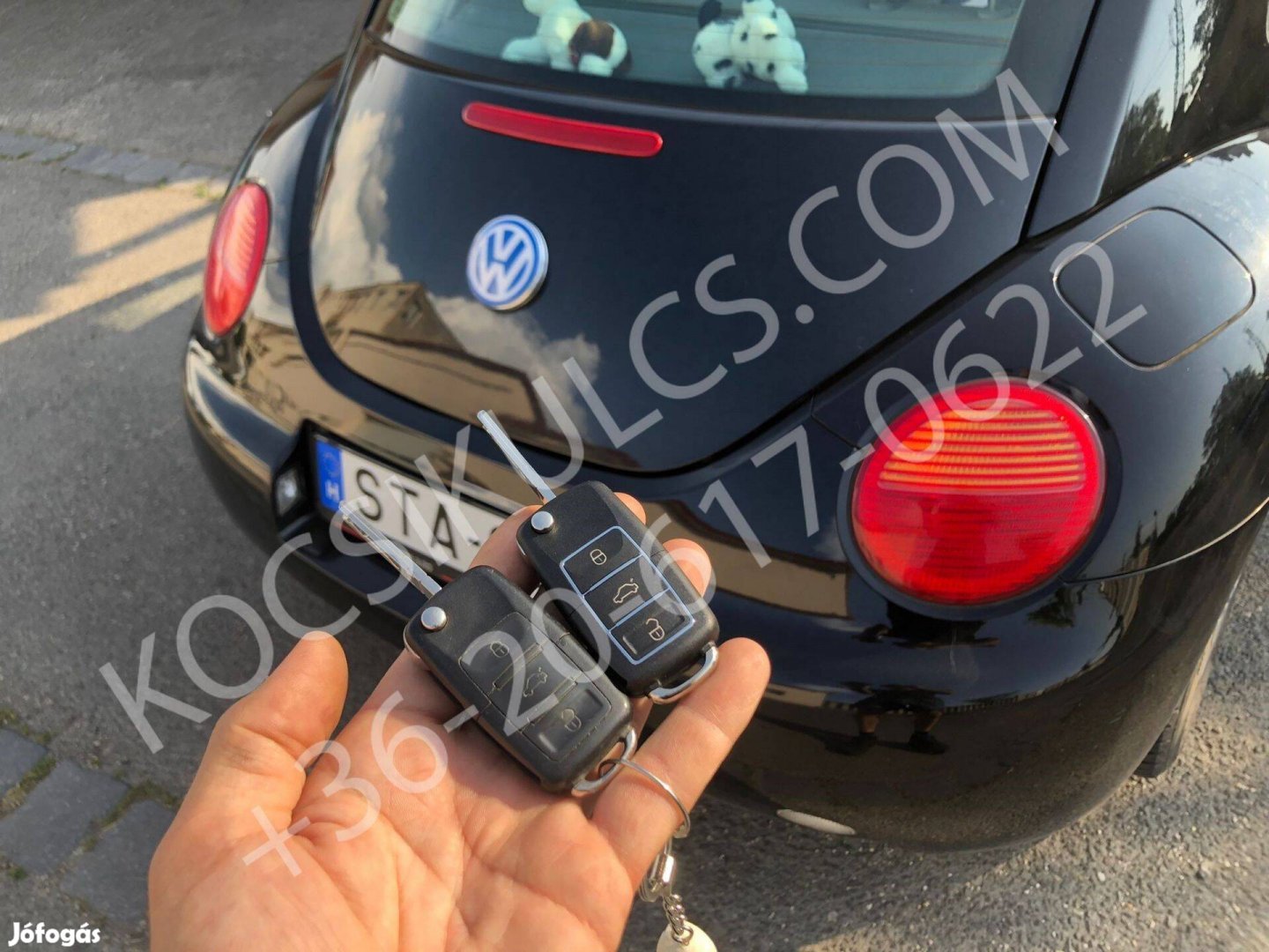 VW Beetle autókulcs másolás, programozás