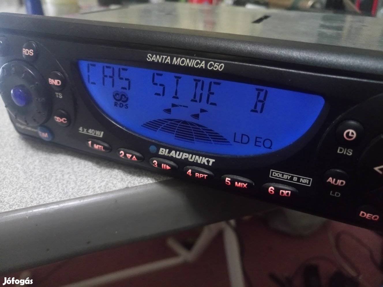 VW Blaupunkt autó rádió magnó autórádió és adapter kazetta