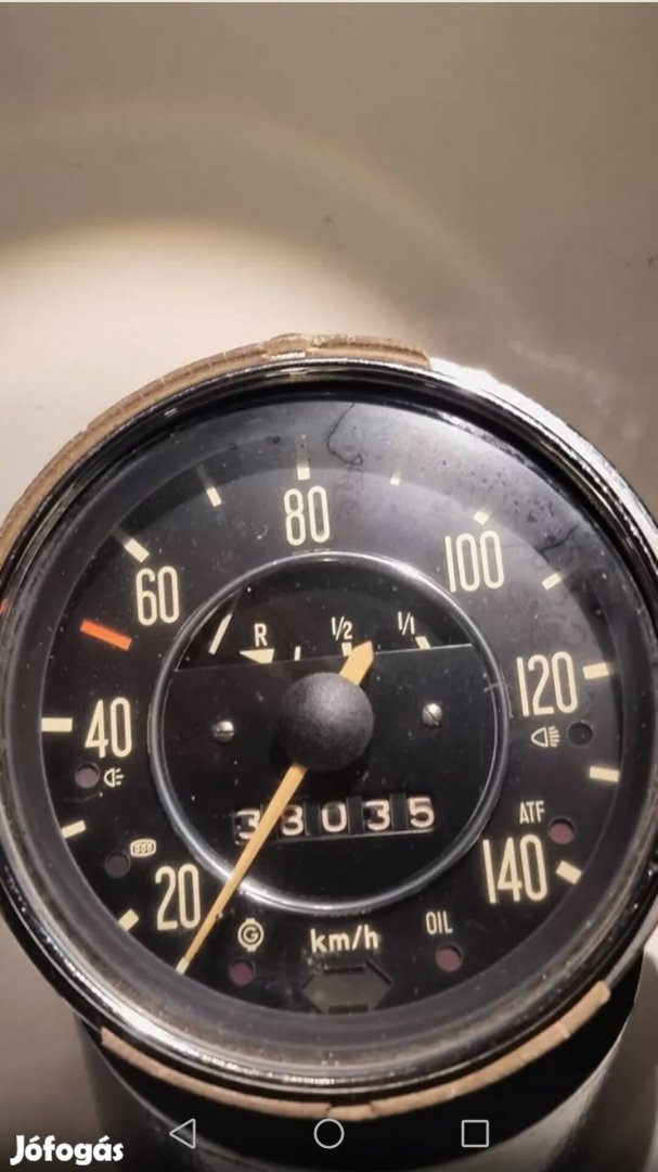 VW Bogár VDO sebességmérő műszeregység óra 140km/h kedvező áron eladó 