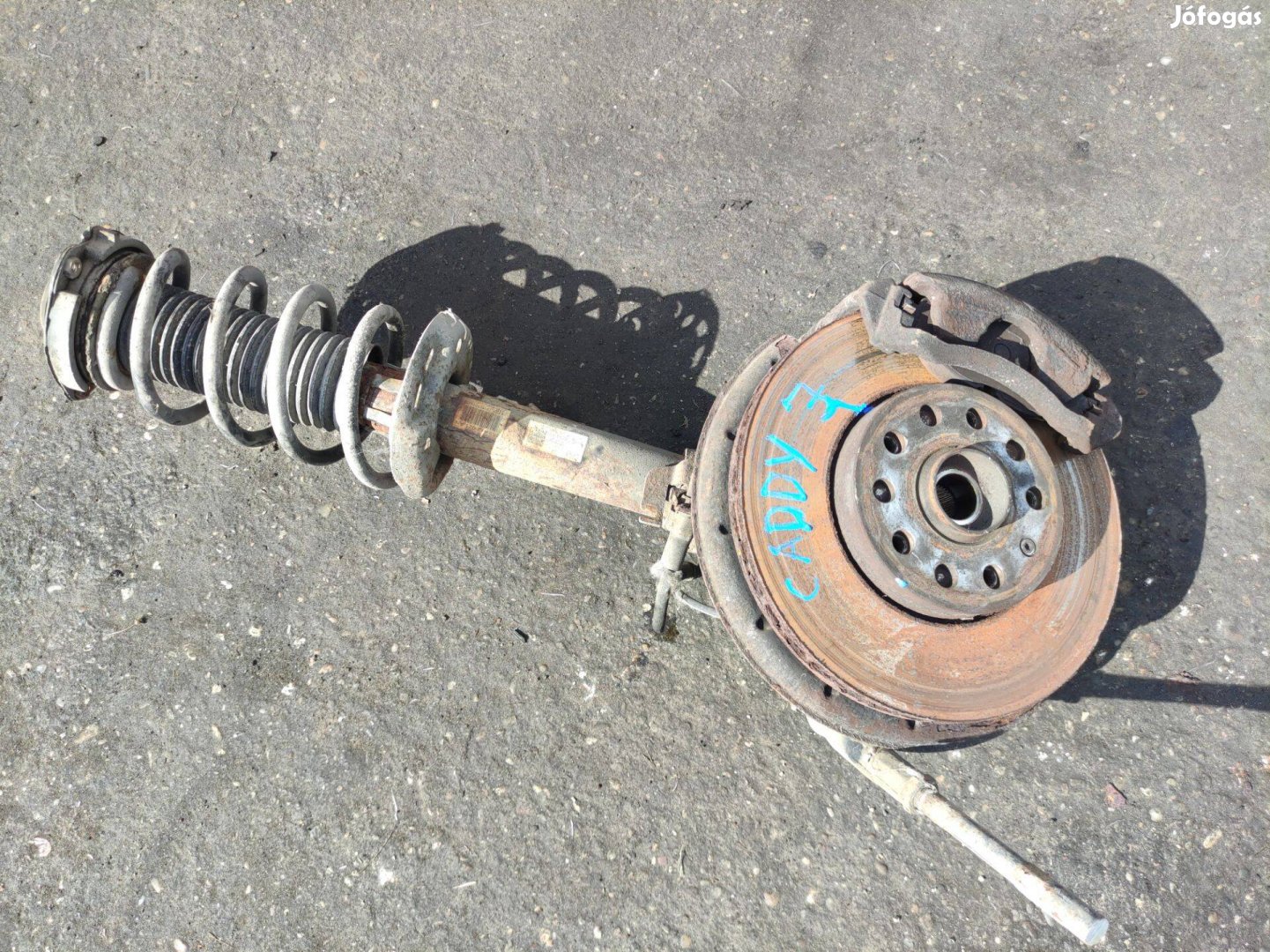 VW Caddy IV 2015-2020 2.0 TDI jobb első gólyaláb + csonkállvány