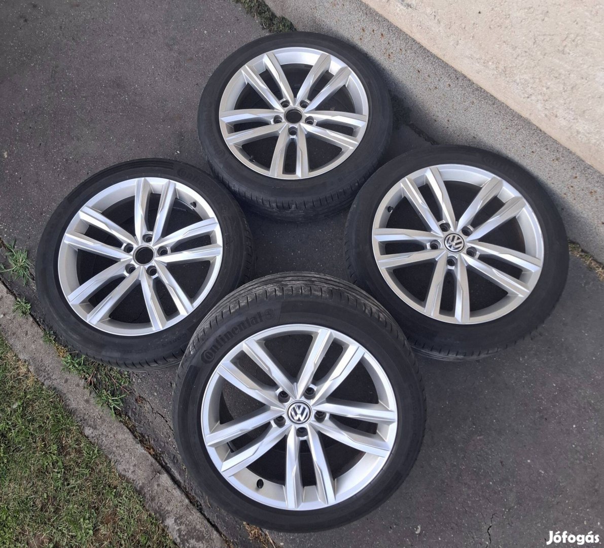 VW Dartford gyári alufelni 18" 5x112 nyári gumival