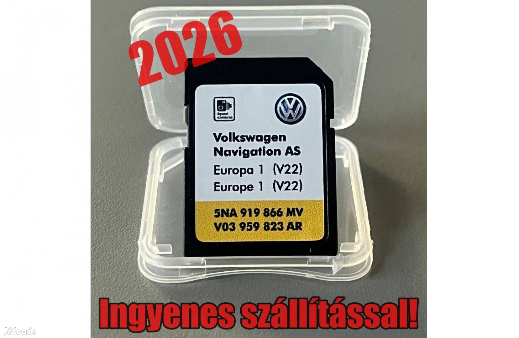 VW Discover Media 2026 (V22) navigáció frissítés 32 GB-s SD kártya