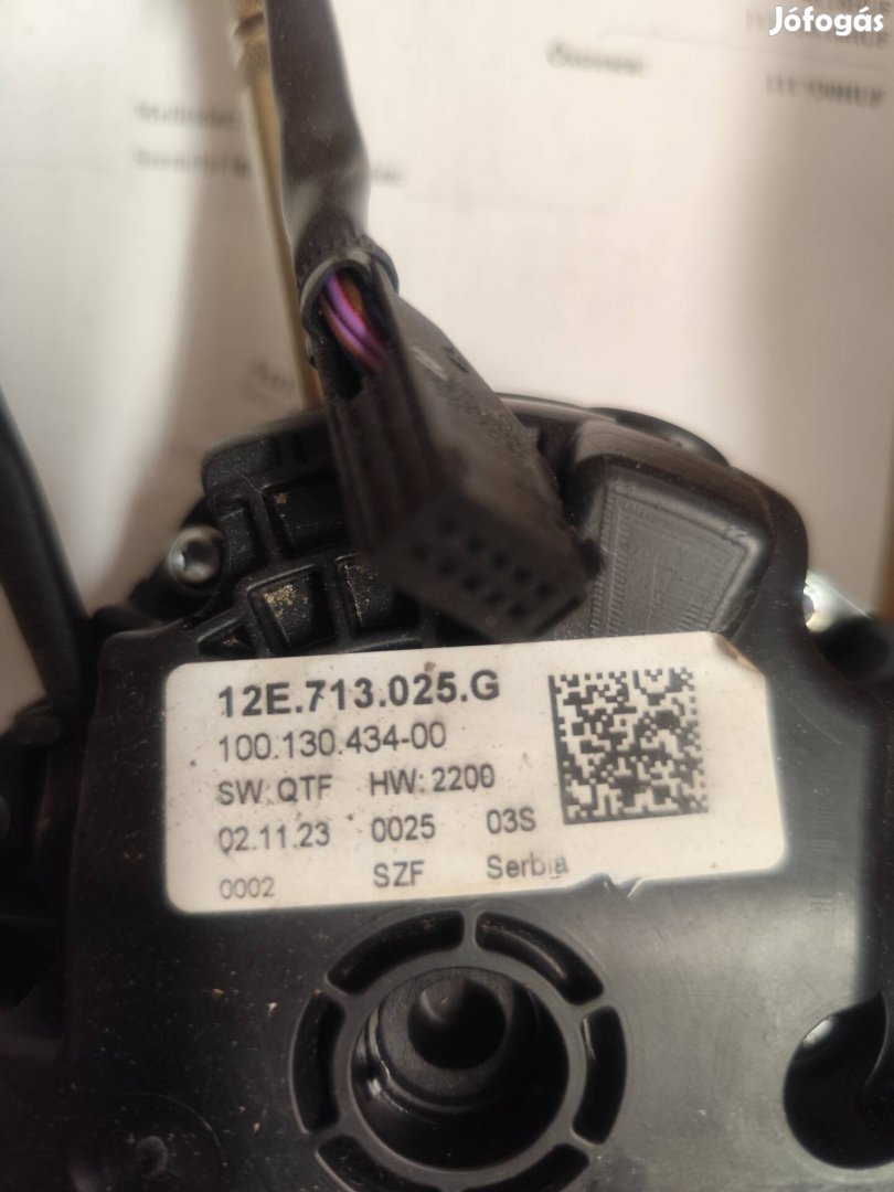 VW E-Up fokozatválasztó 12E 713 025 eladó 