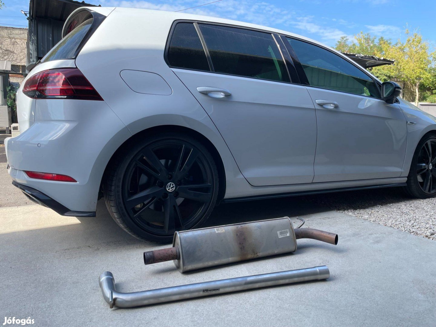 VW Golf 7 1.4 TSI középdob helyére új RPM Performance saválló kipufogó