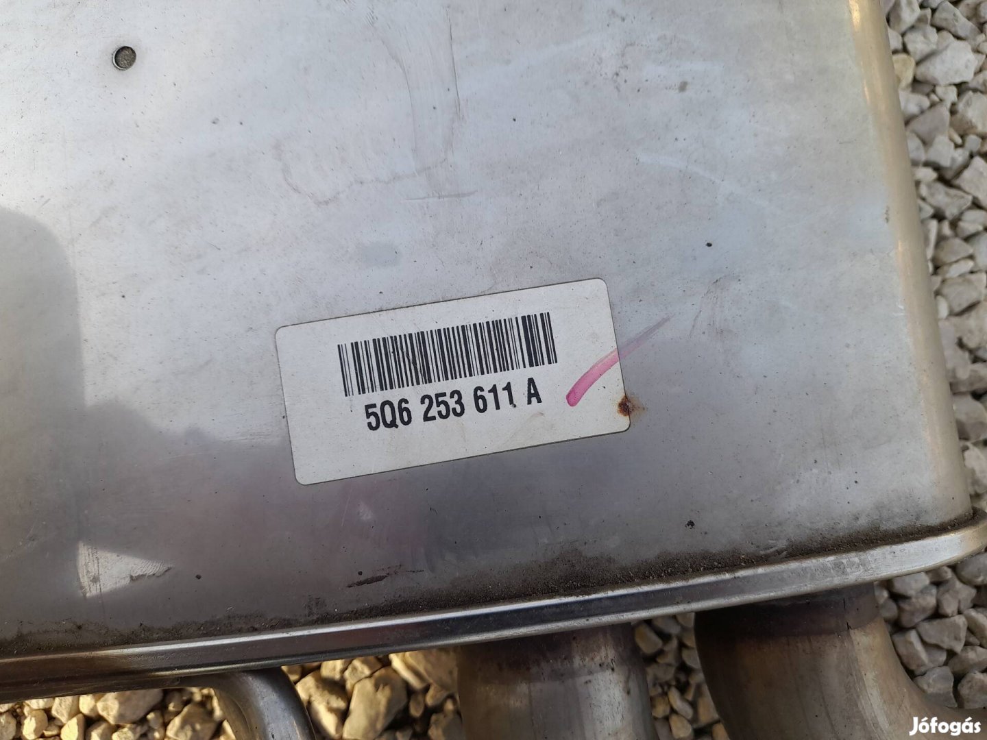 VW Golf 7 hátsó dob kipufogó 