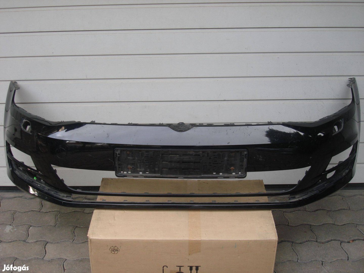 VW Golf 7 mosós első lökhárító 5G0807221 2013-tól Hibátlan