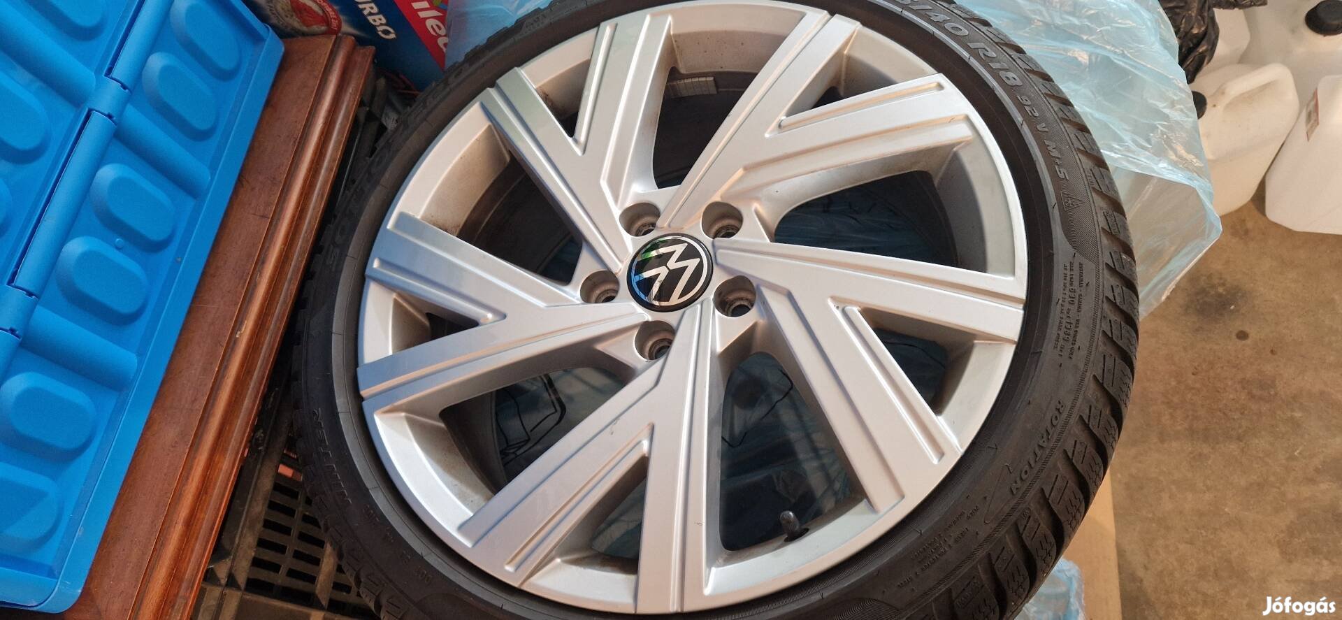 VW Golf 8 GTI, GTD 18" R18 gyári alufelni garnitúra