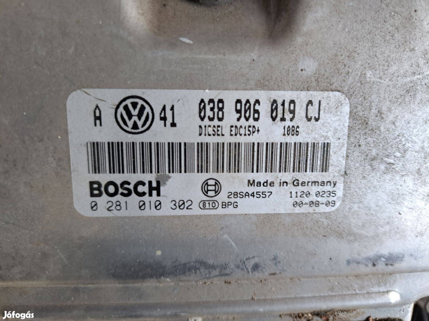 VW Golf IV, Bora 1.9 motorvezérlő 038 906 CJ