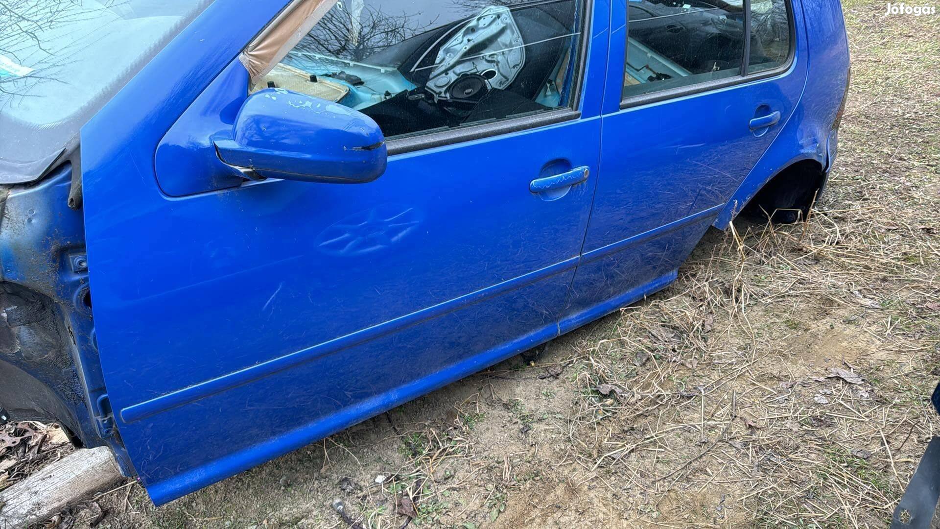 VW Golf IV bal első ajtó, rozsdamentes LW5Z