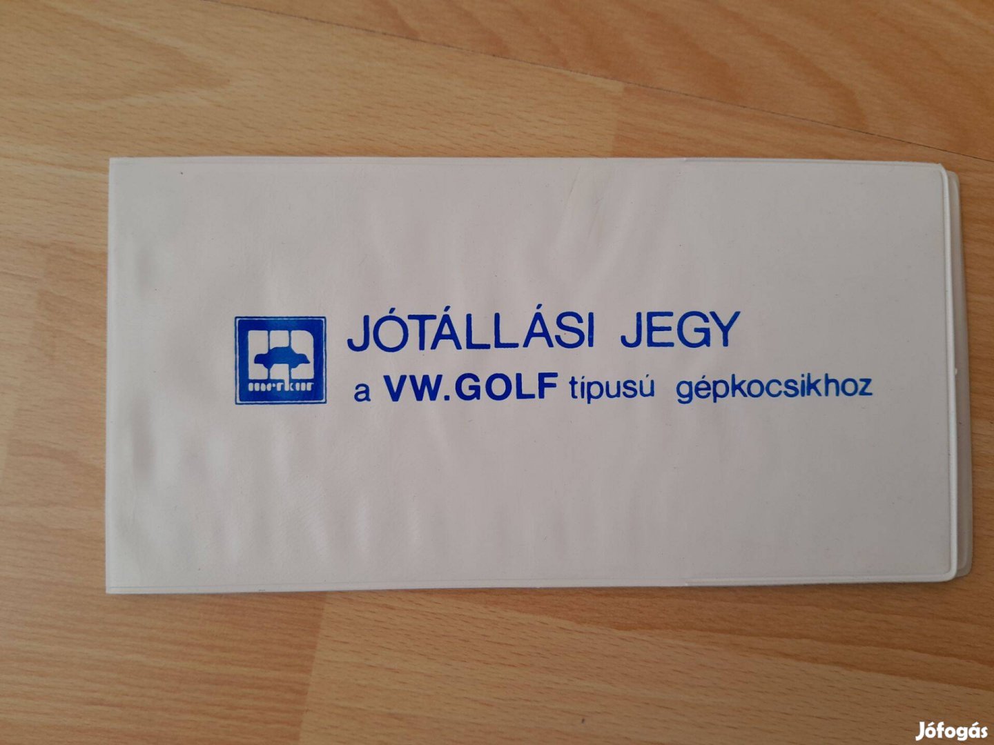 VW Golf Merkur jótállási jegy