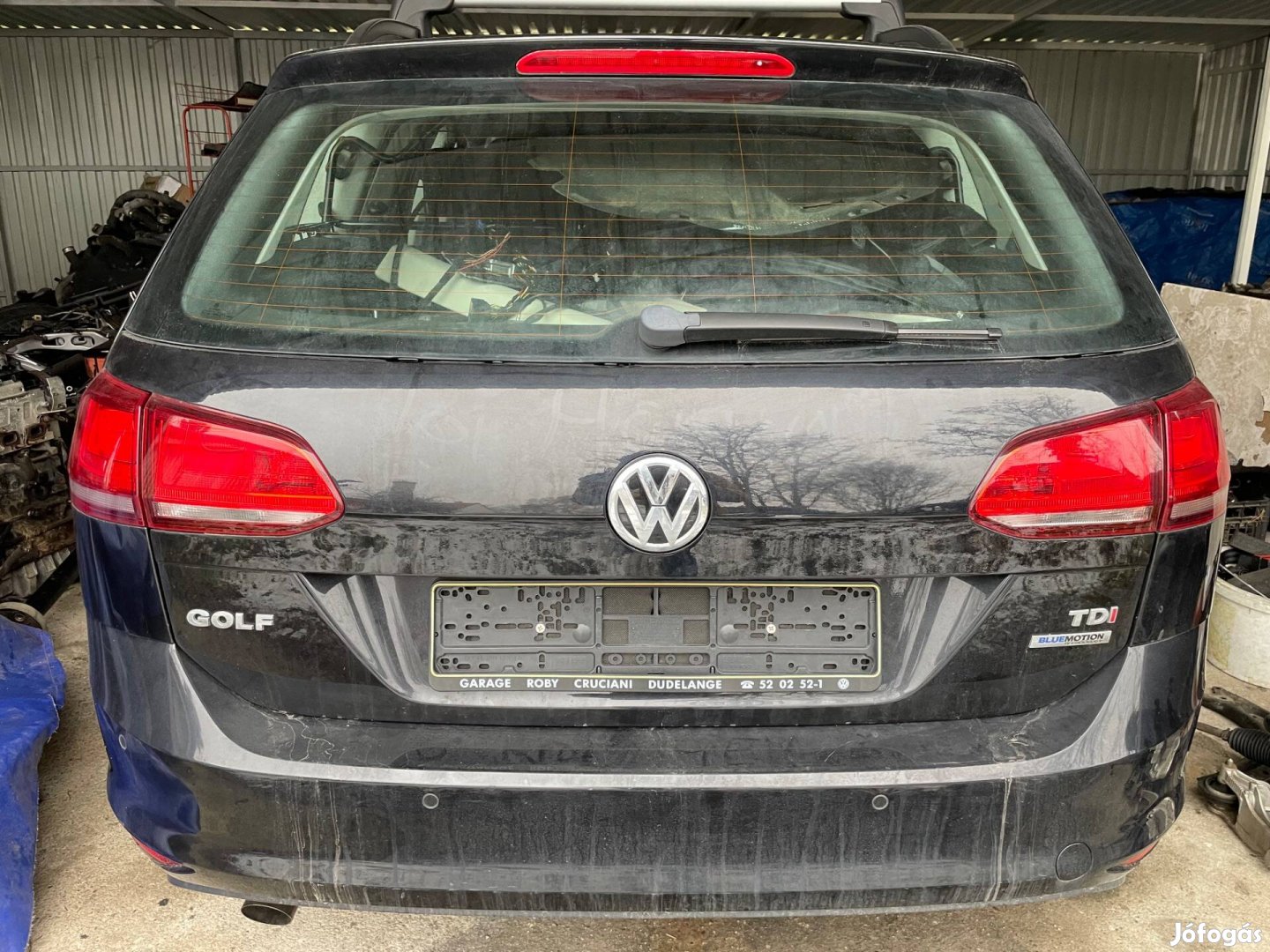 VW Golf VII, 7 Variant, kombi hátsó lökhárító LC9X