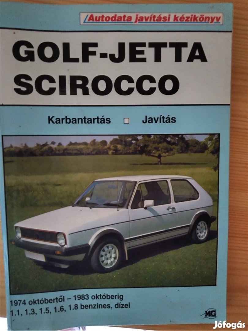 VW Golf szervízkönyv