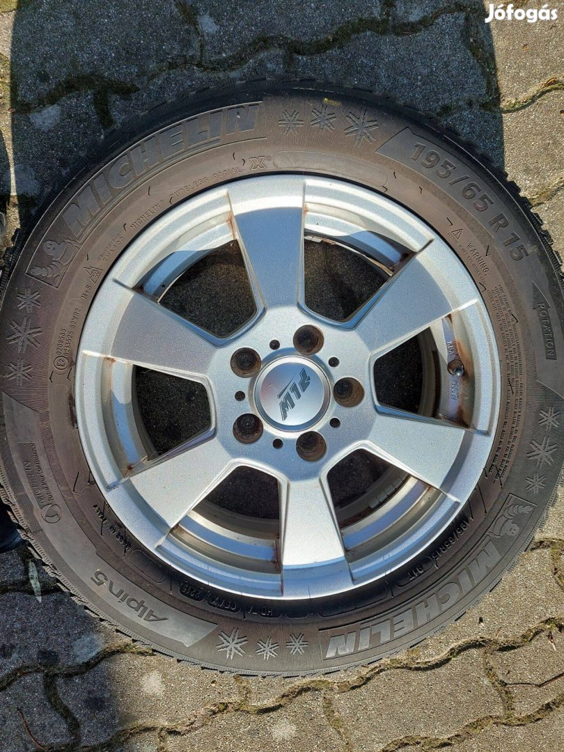 VW Használt 15" Michelin Téli kerék szett