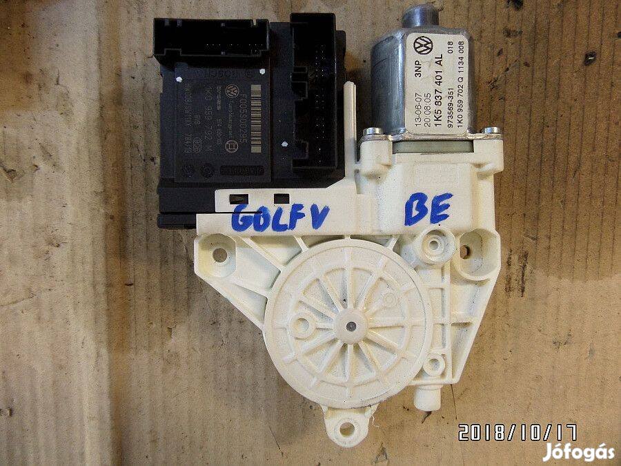 VW Jetta Eladó gyári, bontott bal első ablakemelő motor -