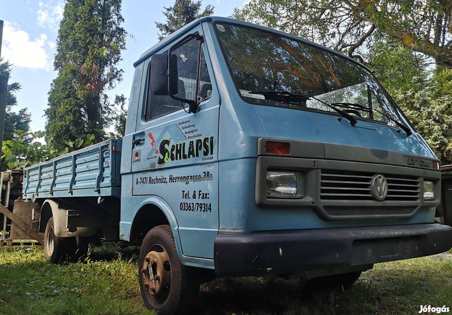 VW LT 35 duplakerekes karosszéria Üresen! kitűnő állapotban