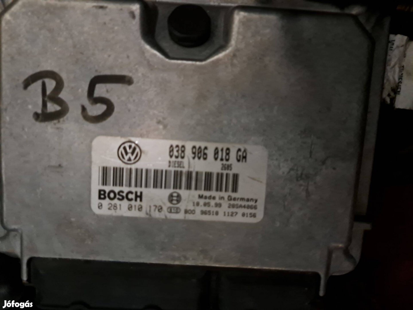 VW Passat B5 1.9 TDI motorvezérlő 038 906 018GA