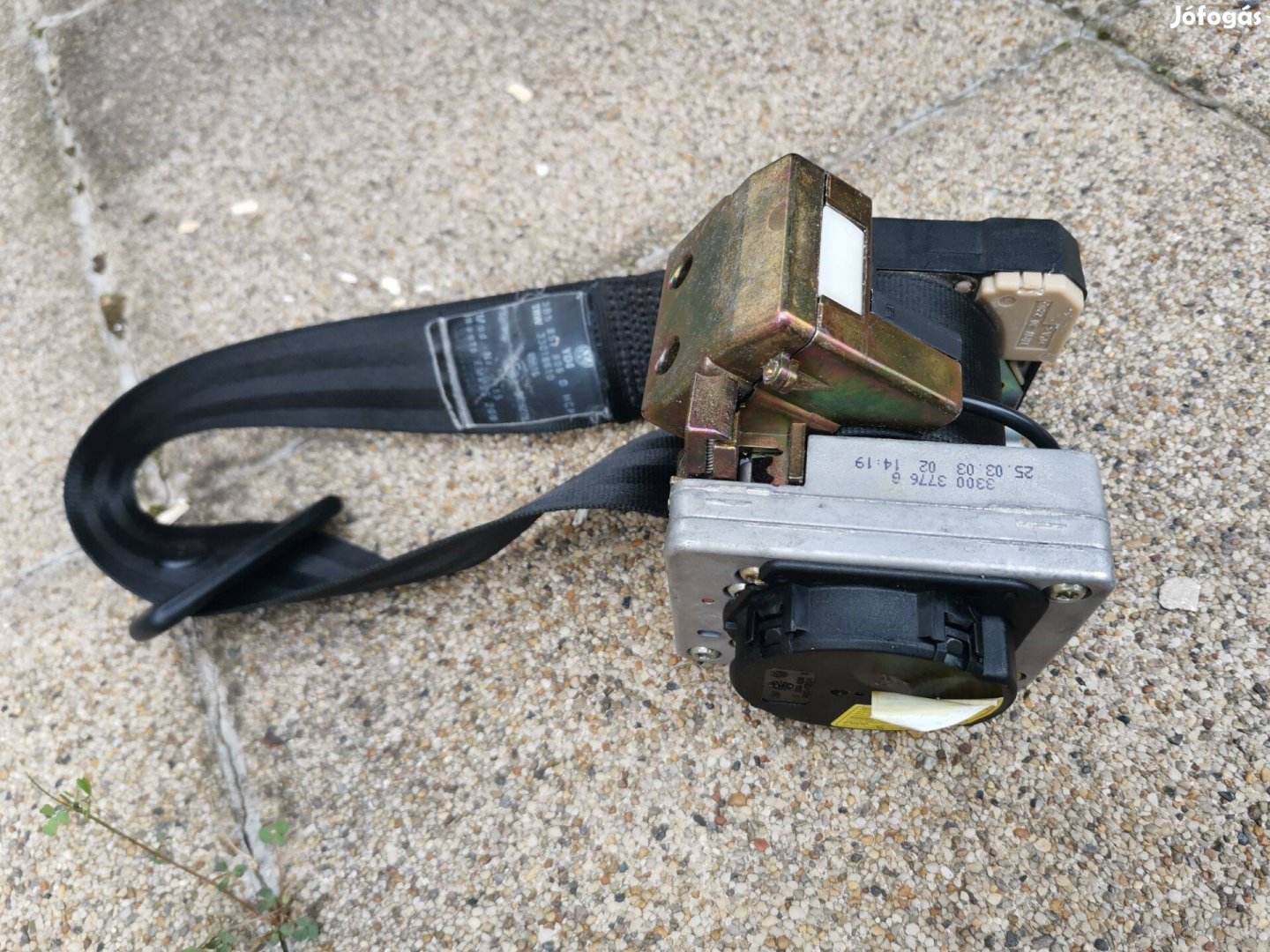 VW Passat B5.5 Lim Jobb hátsó biztonsági öv fekete