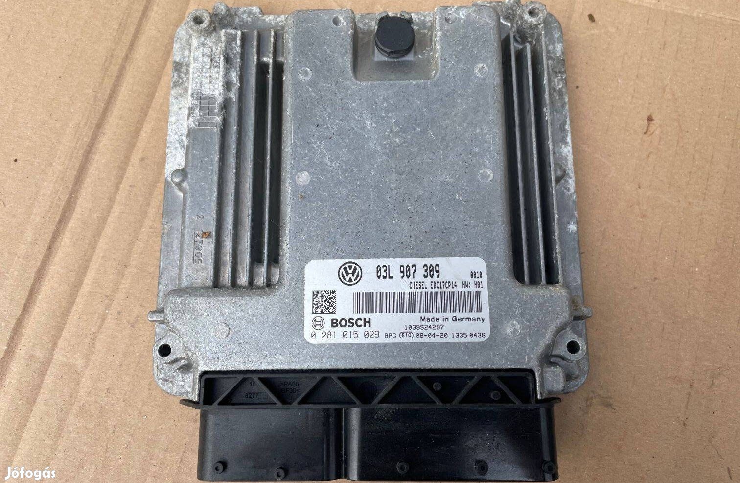 VW Passat B6 2.0 CR TDi Motorvezérlő Elektronika 03L907309 Bosch