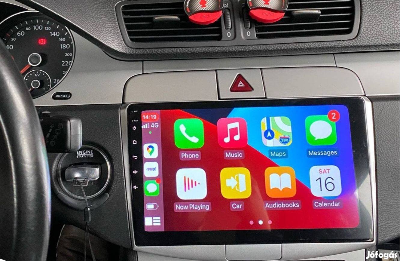 VW Passat B6 B7 CC Android autórádió fejegység gyári helyre Carplay