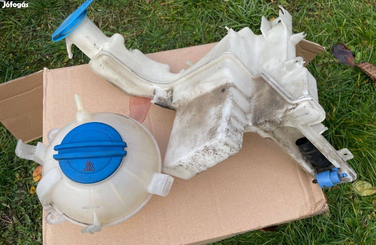 VW Passat B6 Kiegyenlítő tartály, Levegőszűrő ház , Ablakmosó tartály