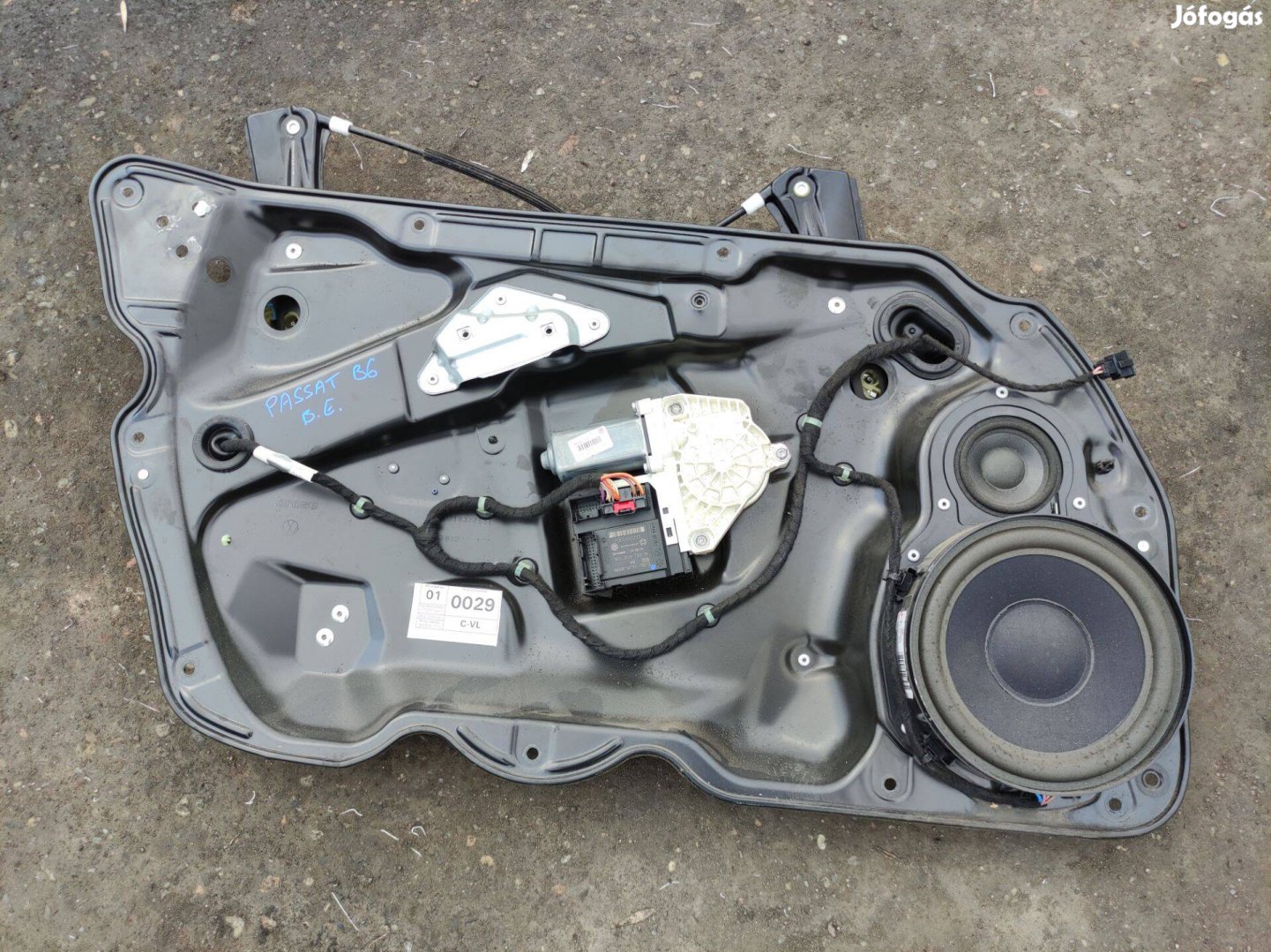 VW Passat B6 bal első ajtó panel ablakemelő szerkezet