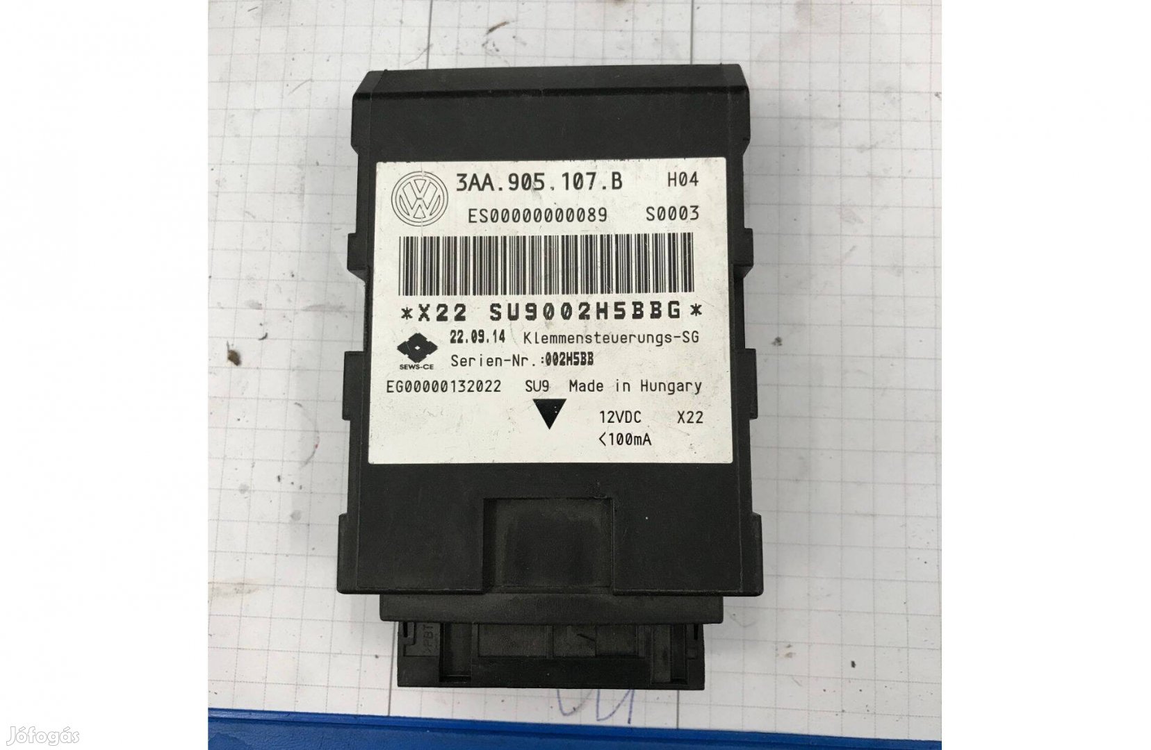 VW Passat B7 / START-STOP vezérlő 3AA 905 107 B