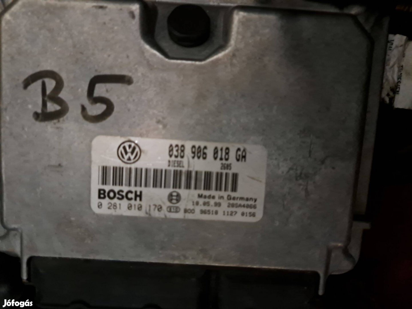 VW Passat B 5 1.9 TDI motorvezérlő 038 906 018GA