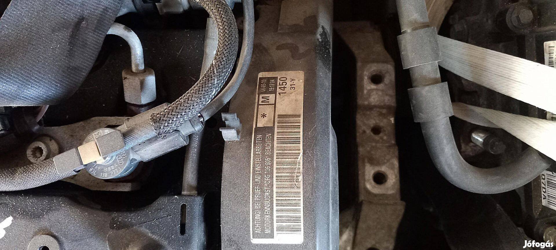 VW Passat VI Eladó 2,0 CRDI kód: CFG Fűzött blokk hengerfejjel