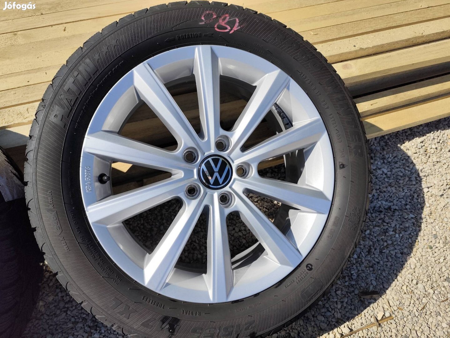 VW Passat b8 t-roc gyári alufelni 5x112 17"