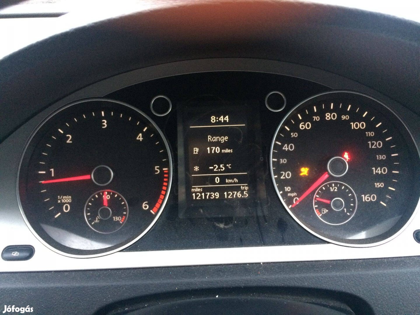 VW Passat óra, tachométer, km-óra
