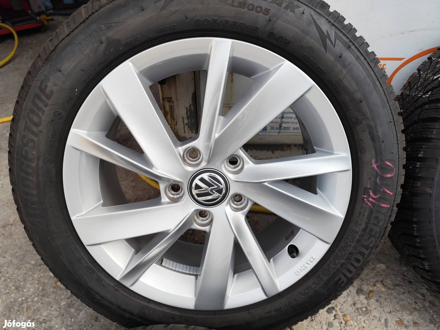 VW Passat touran caddy golf gyári alufelni 5x112 16"