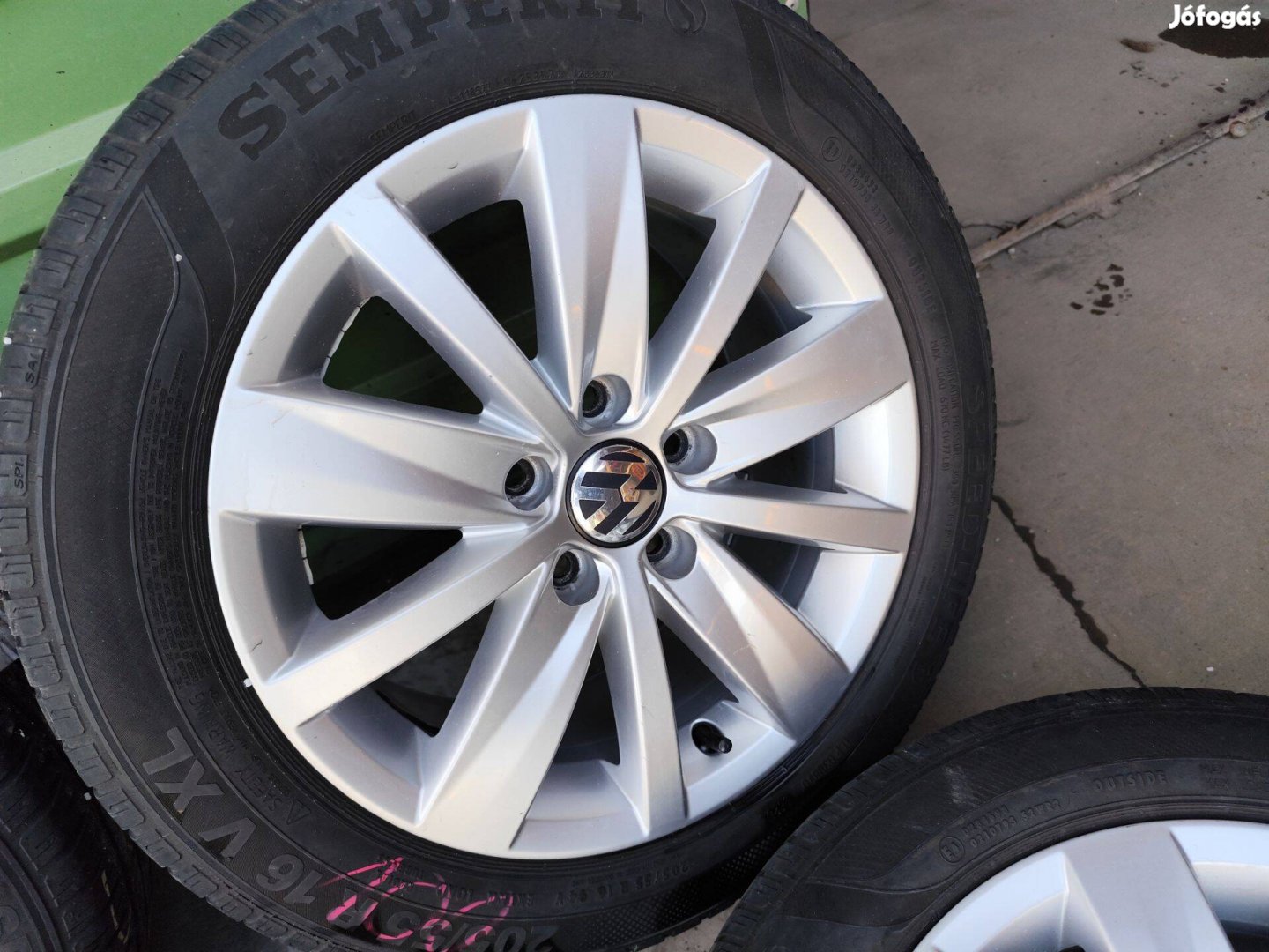 VW Passat touran caddy golf gyári alufelni 5x112 16"