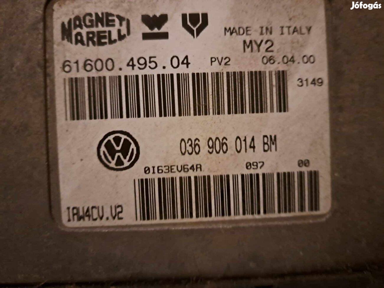 VW Polo 6N2 1.4 motorvezérlő 036 906 014BM