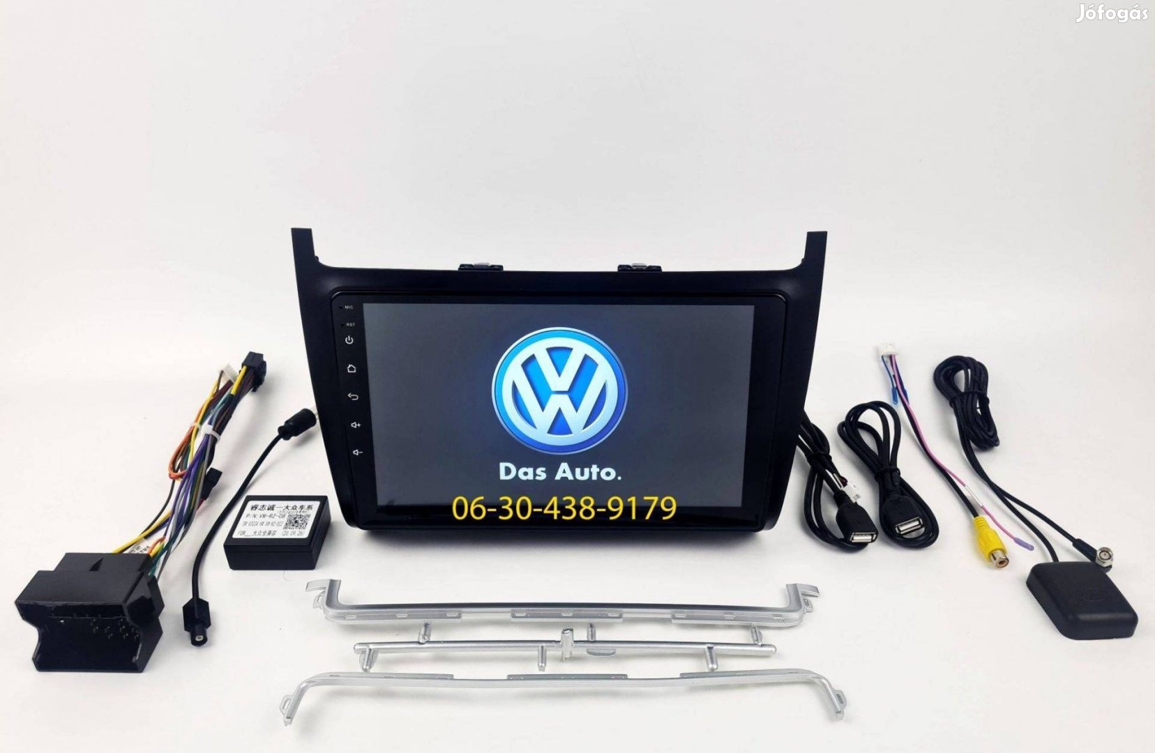 VW Polo Android autórádió multimédia fejegység navi 1-6GB Carplay