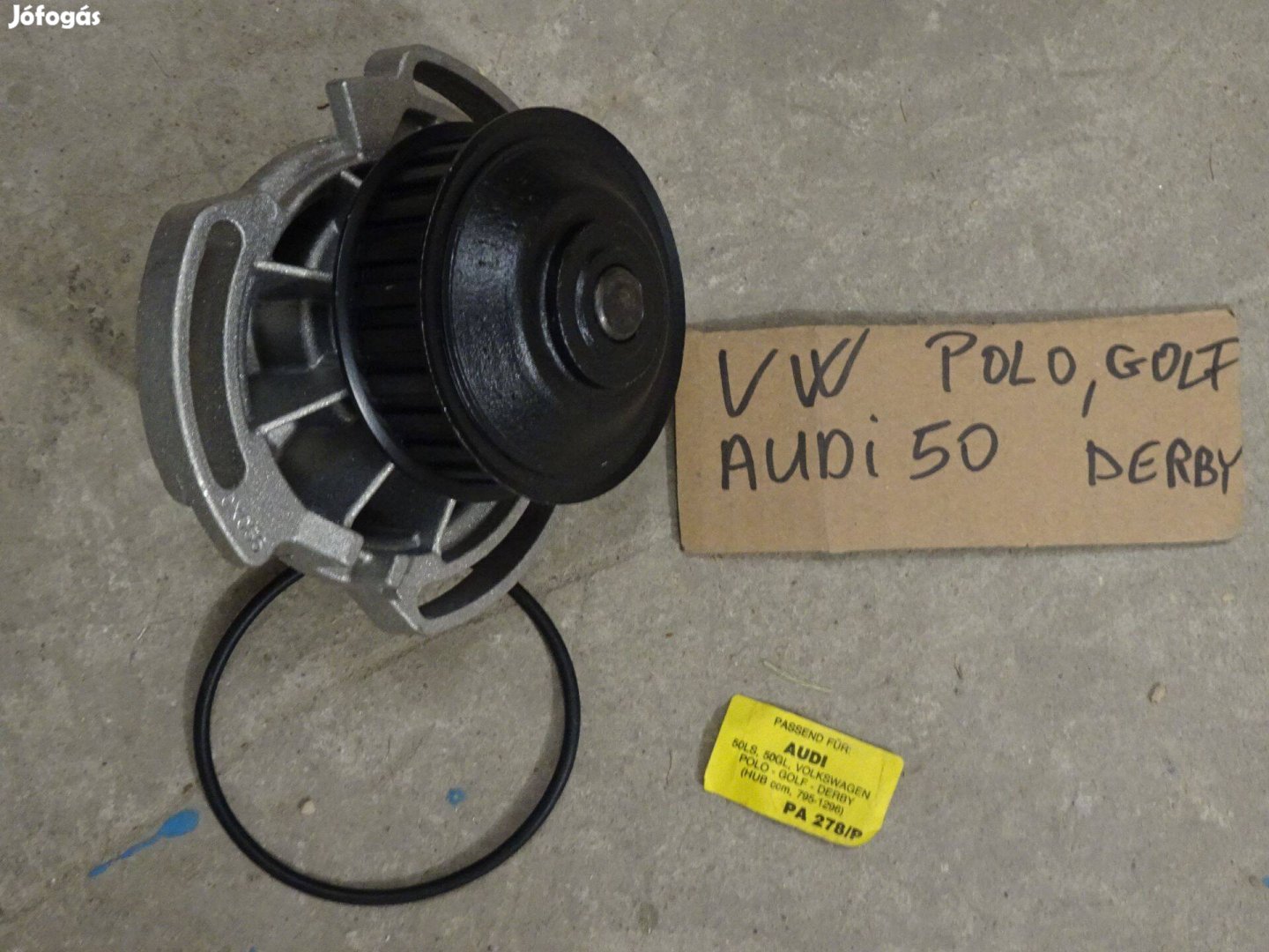 VW Polo Derby Audi 50 Vízpumpa Új PA278P