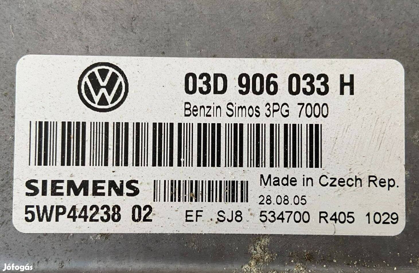 VW Polo , Fox Motorvezérlő 1,2 Benzin , 03D 906 033 H