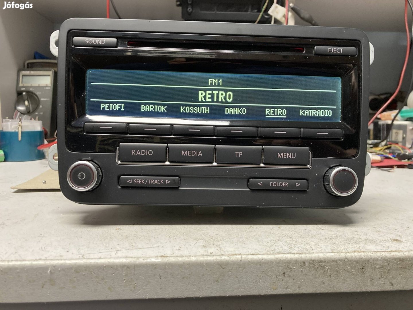 VW RCD310 gyári autórádió-CD Mp3 fejegység eladó