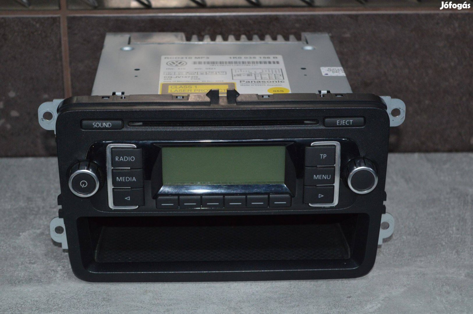 VW RCD 210 cd-rádió