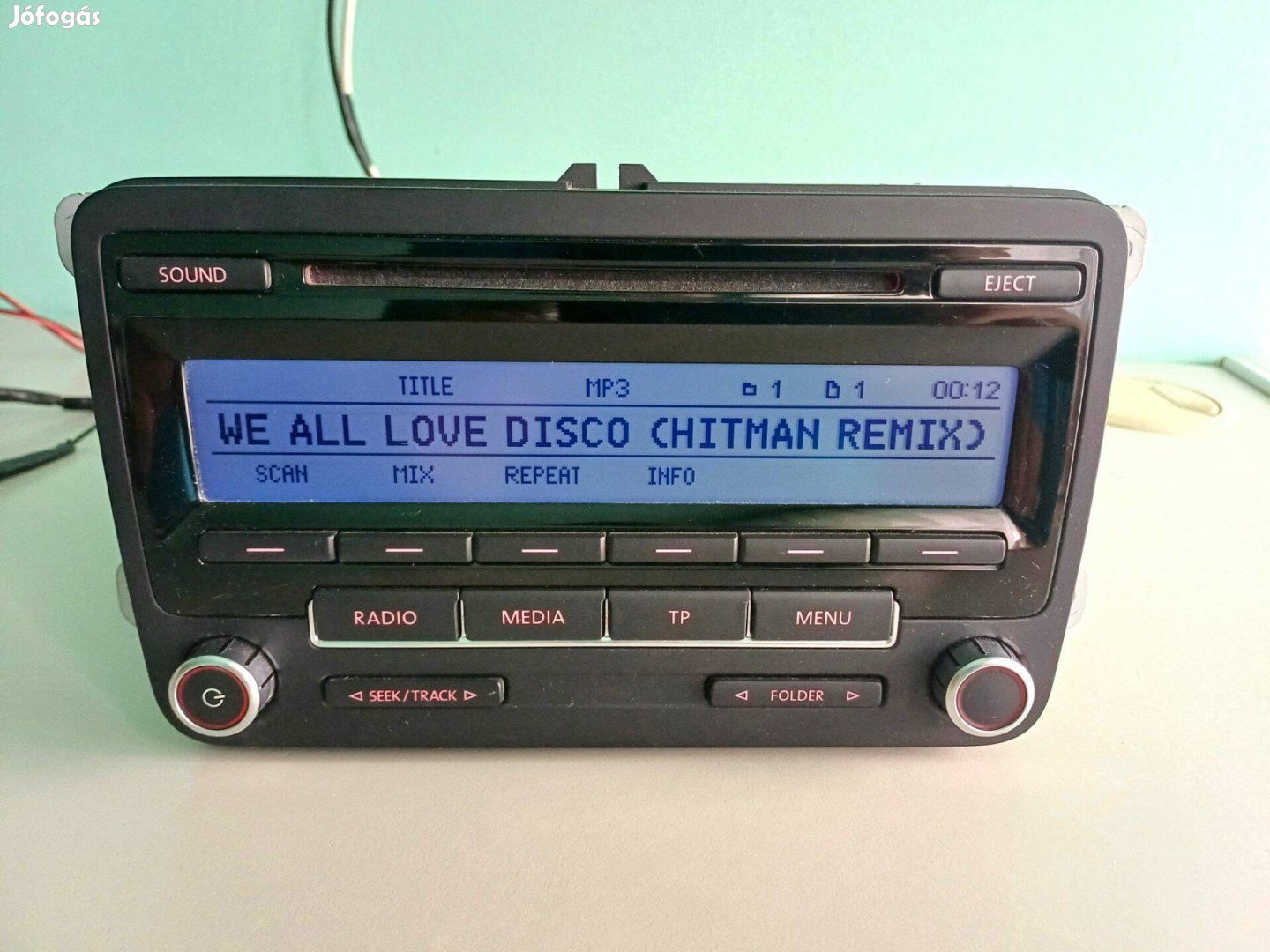 VW RCD-310 gyári MP3-as autórádió
