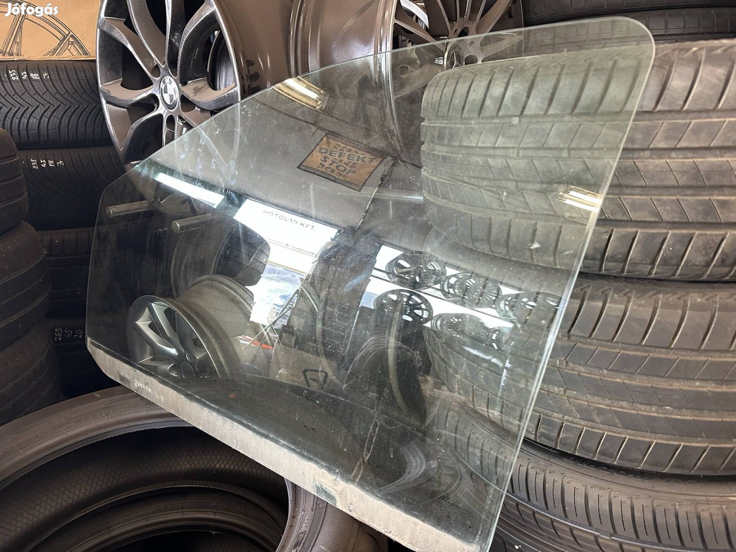 VW Sharan MK2 bal első ajtó üveg 