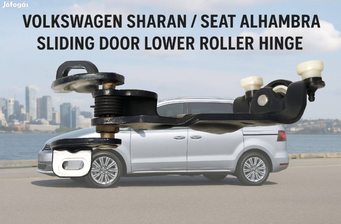 VW Sharan, Seat jobb hátsó tolóajtó alsó görgős csúszka 7N0843335G