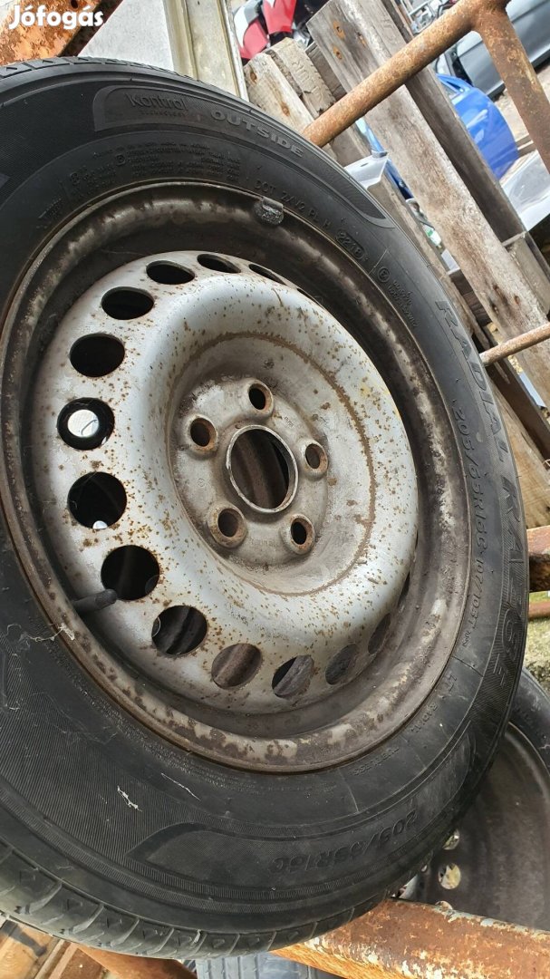 VW T5 lemezfelni  22.12.05  205/65 R16c