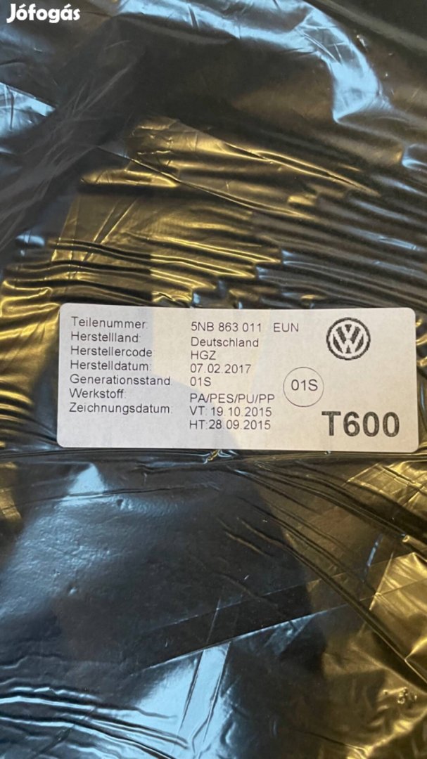 VW Tiguan II eredeti szövetszőnyeg (5NB 863 011)