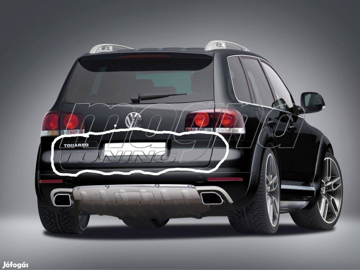 VW Touareg 2004- Hátsóajtó toldat kiegészítő