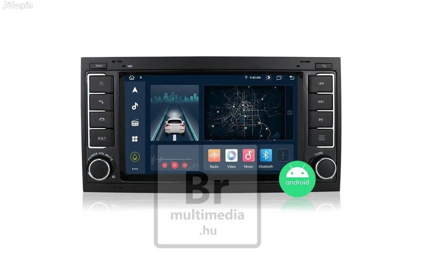 VW Touareg Multivan Transporter Android Auto Multimédia Rádió Carplay