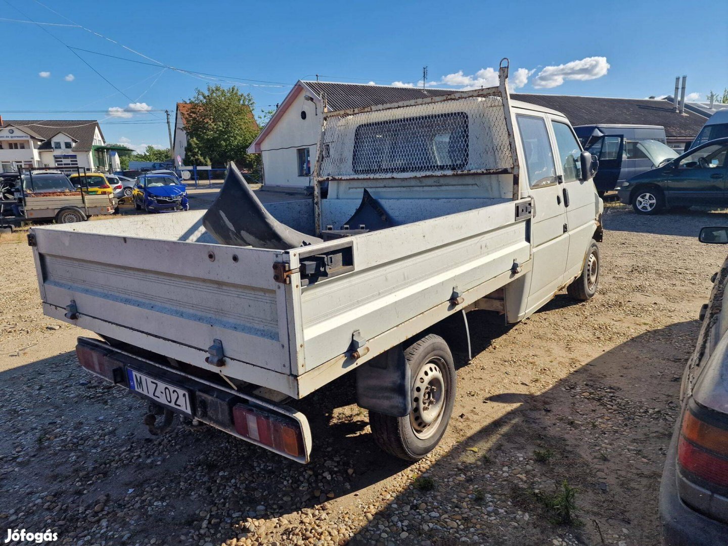 VW Transporter T4 Doka Duplakabinos Platós Aluminium Plató Jó Állapot!