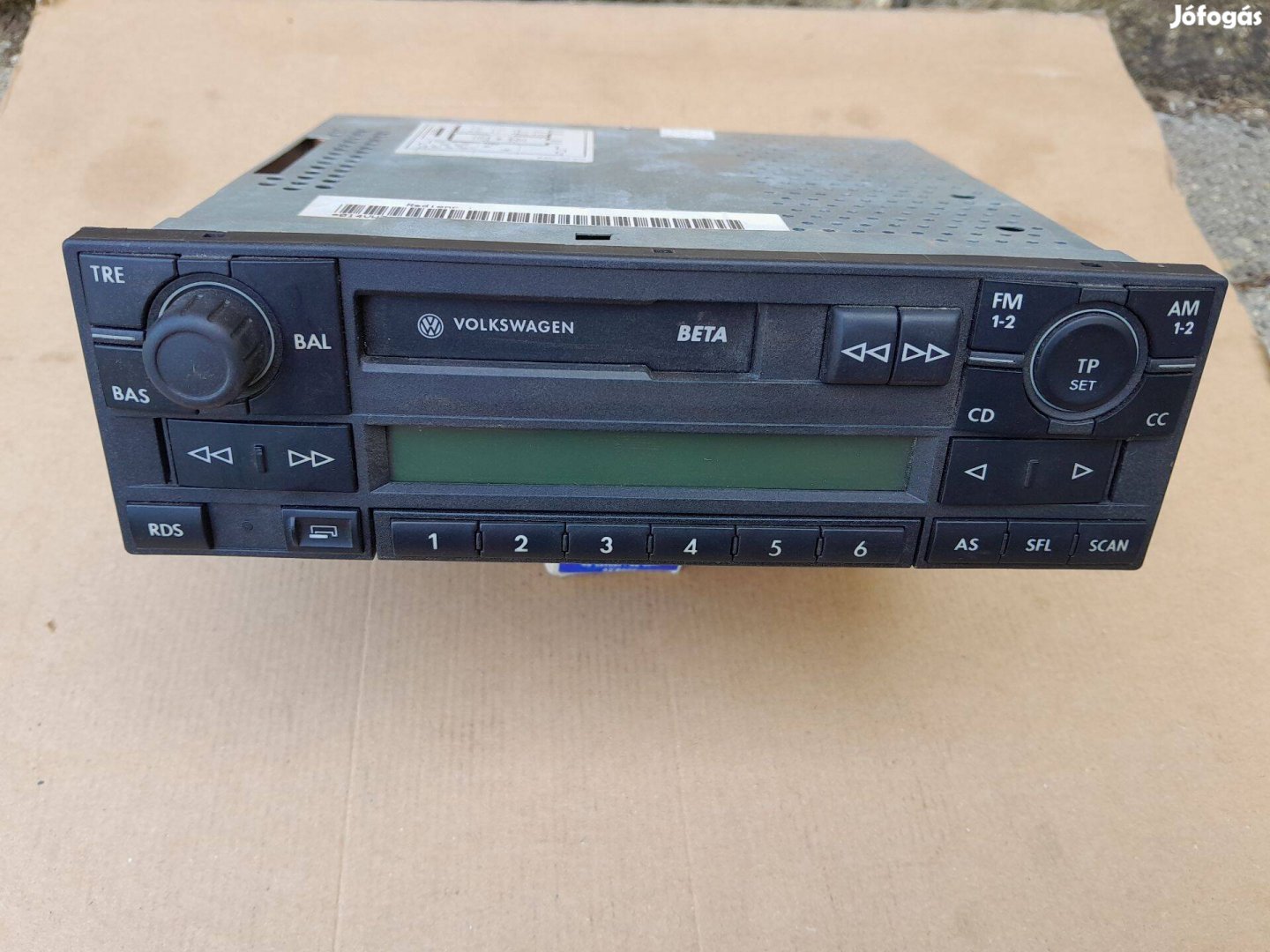 VW Volkswagen Beta autórádió