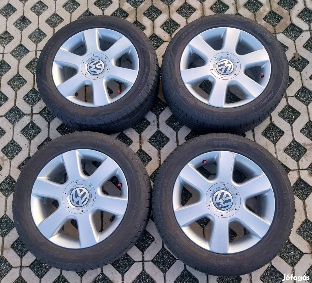 VW Volkswagen Caddy Golf Touran alufelni 16" 5x112