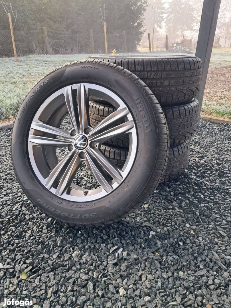 VW Volkswagen Tiguan alufelni 23555 r18 téli gumival